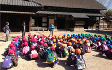 卒園遠足の様子