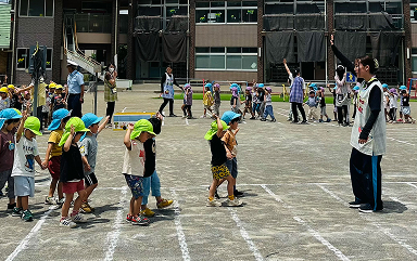 交通安全教室の様子