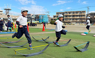 体操指導の画像