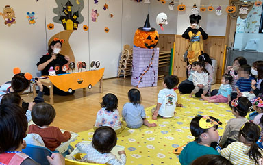 ハロウィンの様子